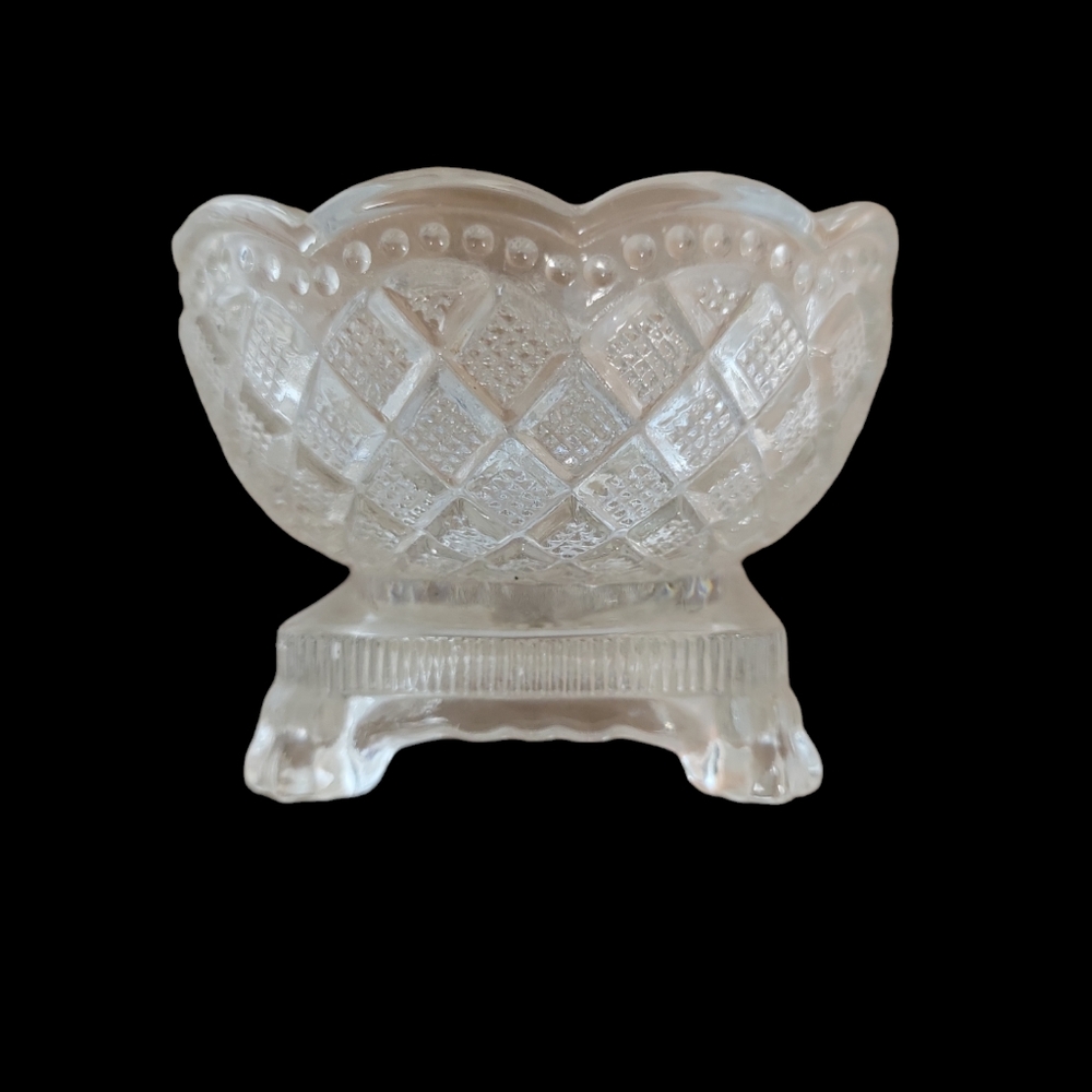 Avon Crystal Trinket Dish.